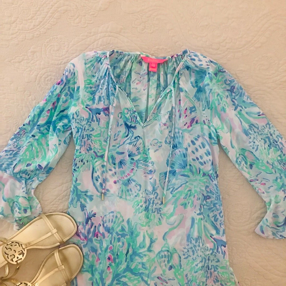 Lilly Pulitzer Willa Flounce Top - Picture 4 of 7